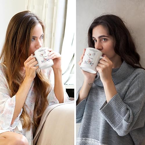 Miniatura 4 de Gossby Taza de café personalizada de amistad de larga distancia  Regalo personalizado para mudarse a mujeres, mejor amiga con diseño, nombre,