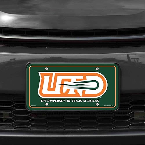 Miniatura 57 de NCAA etiqueta de metal para auto, negro