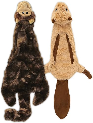 Vista 27 de Best Pet Supplies Juguetes chirriantes para perros con tela suave y duradera para mascotas pequeñas, medianas y grandes, juguete interactivo