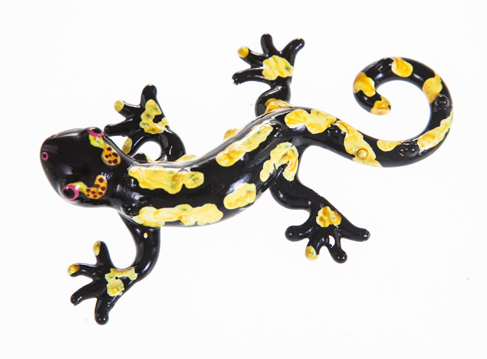 Amazon.co.jp: WitnyStore Tiny 3¾インチ ブラック イエロー 斑点