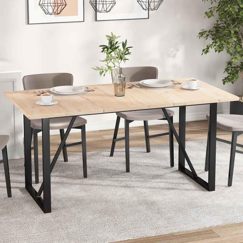 Solid Pine Wood Table Tops Set of 3, Rustic Brown Rectangular 31.5x20.9 Inch Reversible Desktop Boards for Outdoor Patio, Dining Room, Coffee Table