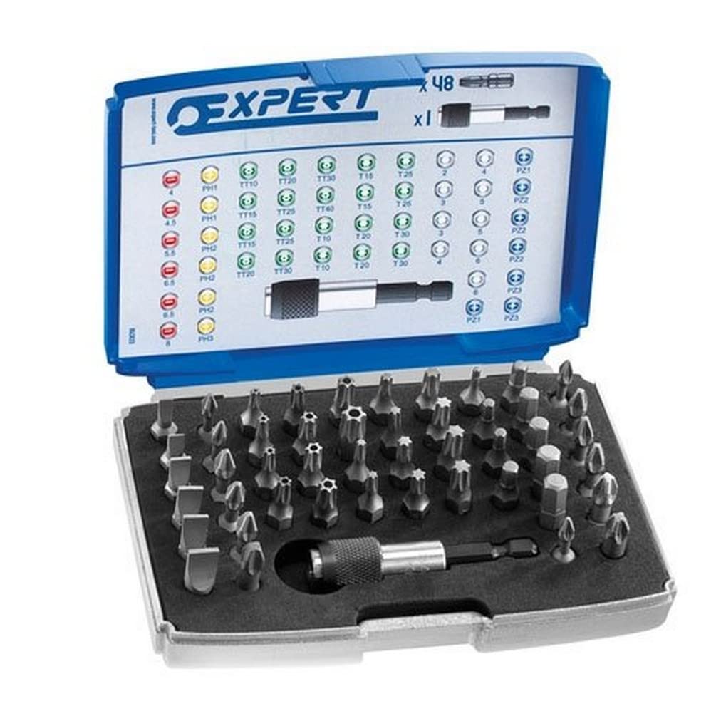 Britool 1/4 in Bit Unità Bit Holder Set 48 pezzi