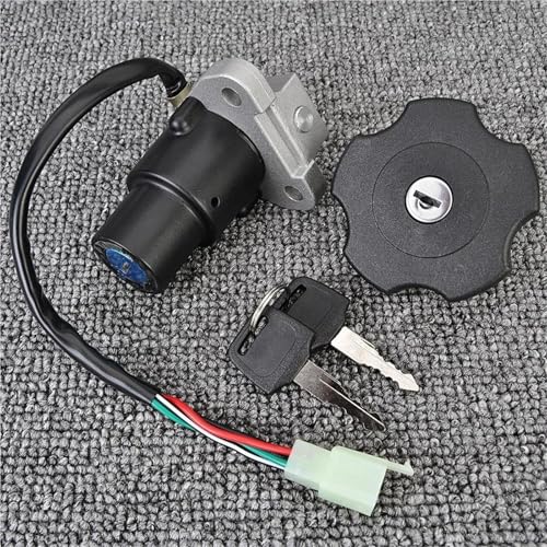 Interruptor de encendido estanco para Yamaha DT200 y kit de bloqueo del tanque combustible XT225 6