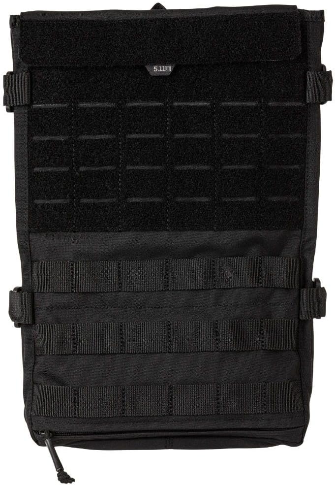5.11 Tactical Water Hydration Carrier Pouch Backpack Attachment, PC Convertible, Black, Style 56665ABR