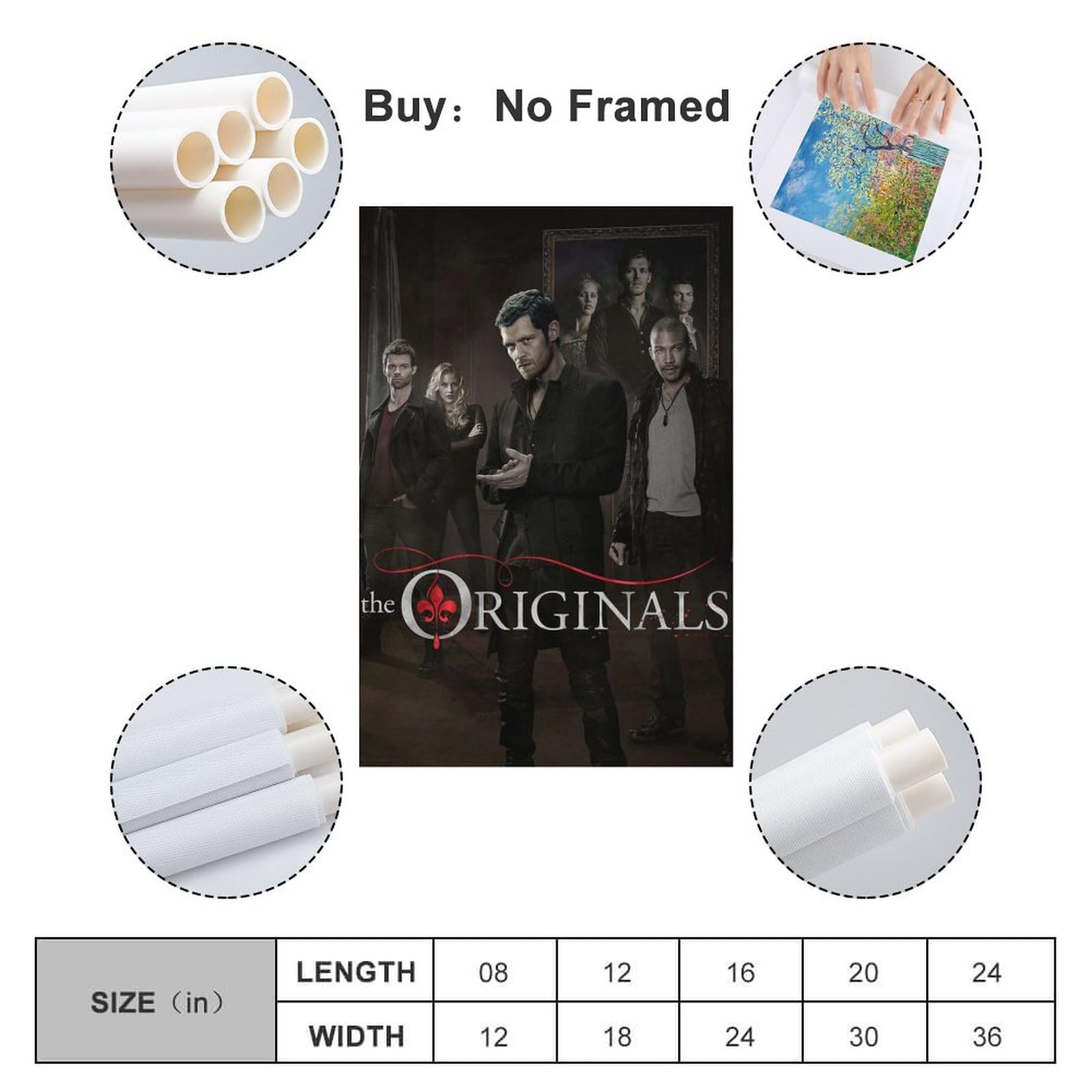 The Originals Staffel 2 Poster - Leinwanddruck 50x75 Cm Für Moderne Wanddekoration