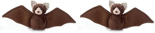 Miniatura 8 de The Petting Zoo Peluche de murciélago de peluche, regalos para niños, animales salvajes de Onez Babiez, juguete de peluche de murciélago de 6