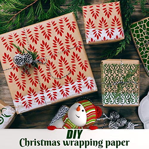 16 Pieces Cookie Texture Stencils For Royal Icing Cookie Decorating Stencils Holder Frame Small Sugar Cookie Stencils Sets For Airbrush, 5.1 X 5.1 Inches (7 X 7 Inch) #TOP3