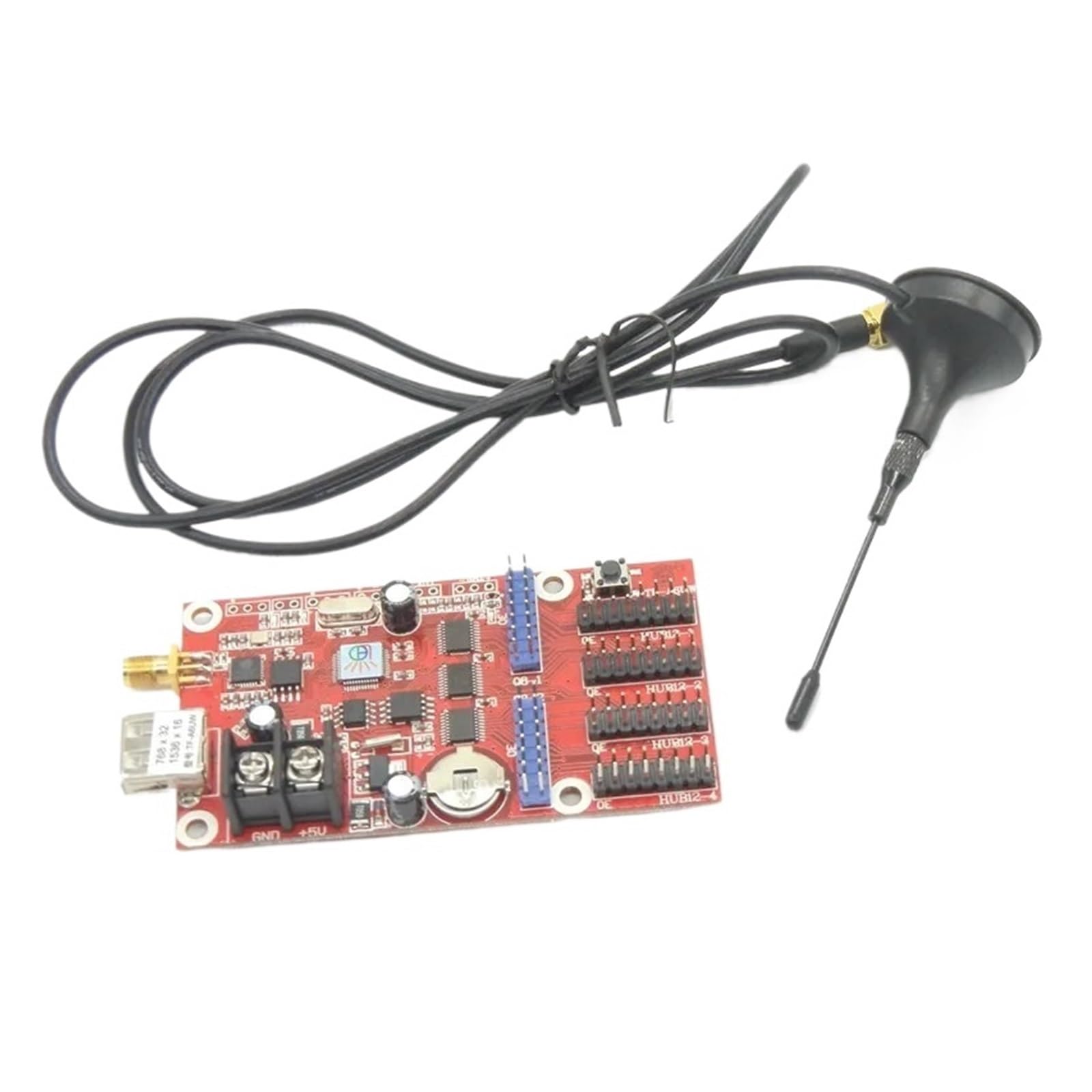 JJKKOZVQF Led Control Card 768 * 32,384 * 64 Pixels Single Double Color Wireless p10,p13.33,p16,p4.75 Led Board Controller