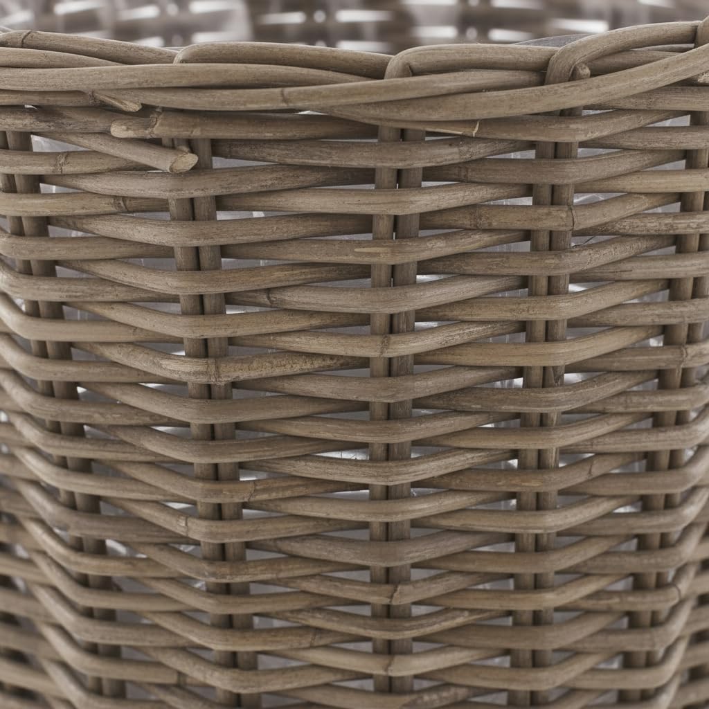 Frank Flechtwaren - Cesto per Piante, in Rattan, Misura Grande