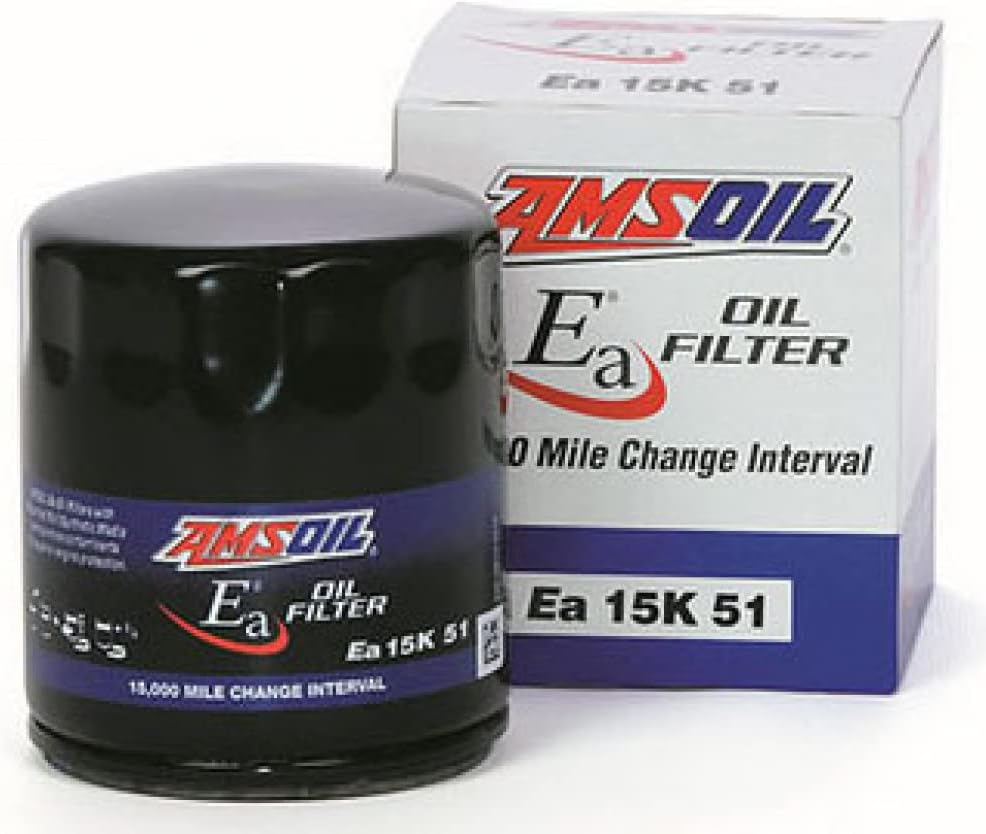 AMSOIL Oil Filter (EA15K51) | Less Restriction | Contaminant Retention | Superior Construction