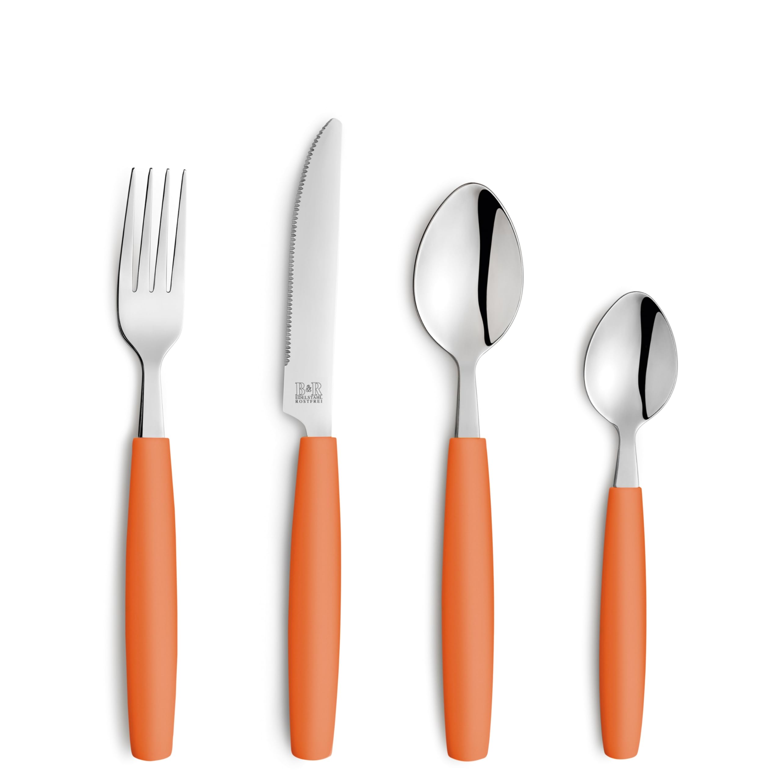 Beckmann & Rommerskirchen VALOA Besteck Set 4 Personen, 16-tlg., Orange