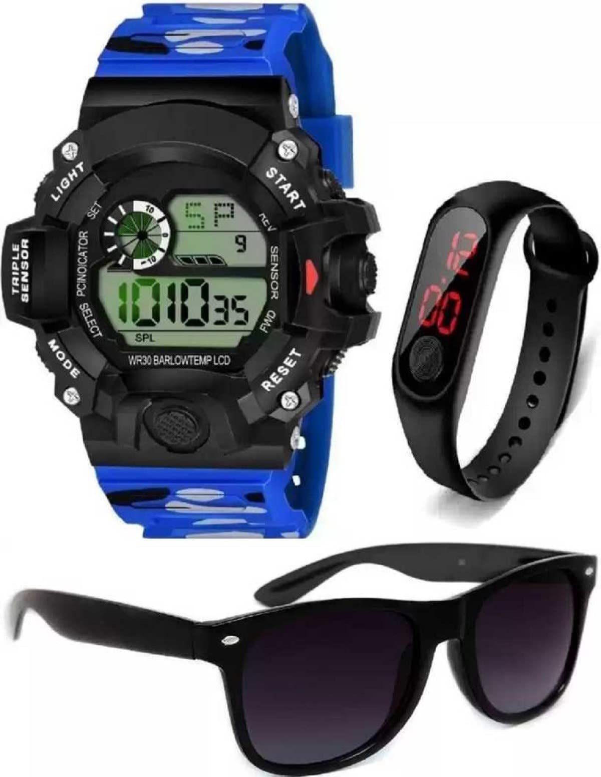 DKEROAD Digital Silicone Blue Strap Watch for Boys & Girls | Party-Wedding | - Model746 (B0BGRVB6ZJ) Amazon Price History, Amazon Price Tracker