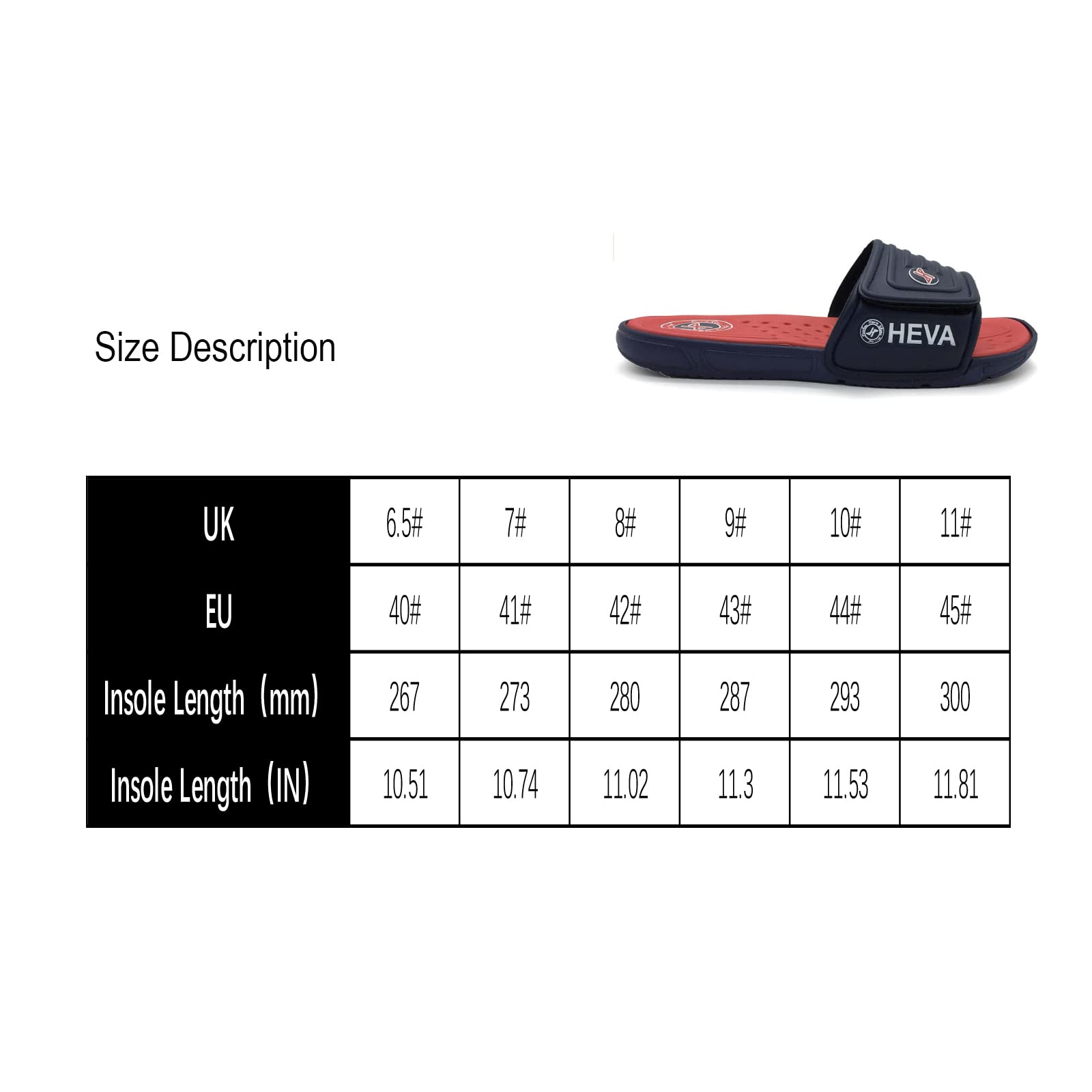 HEVA Claquette Hombre Sandalias Mulas Zapatos de Playa & Piscina Scratch Zapatillas