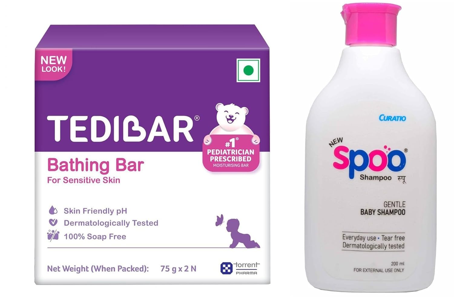Amazon.in Buy Tedibar Moisturising Baby Bathing Bar 75gx2(Pack of 1