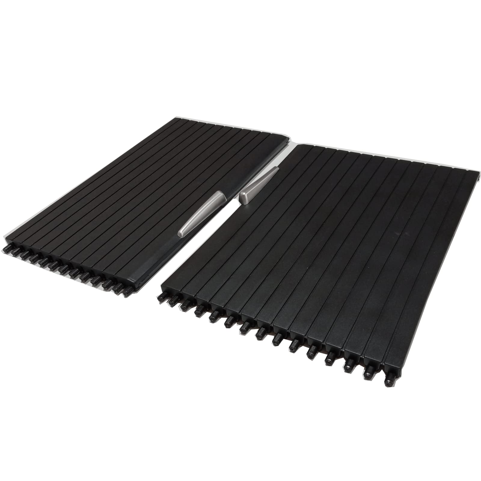 Tenda avvolgibile con cerniera per rivestimento interno del portabicchieri Compatibile con BMW X5 X6 E70 E71 E72 2007-2014 51166954943