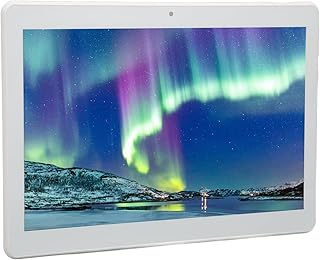Tablet de 10 polegadas Dual SIM 5G Tablet 32GB ROM 6000mAh Bateria Octa Core Processador para casa Prata