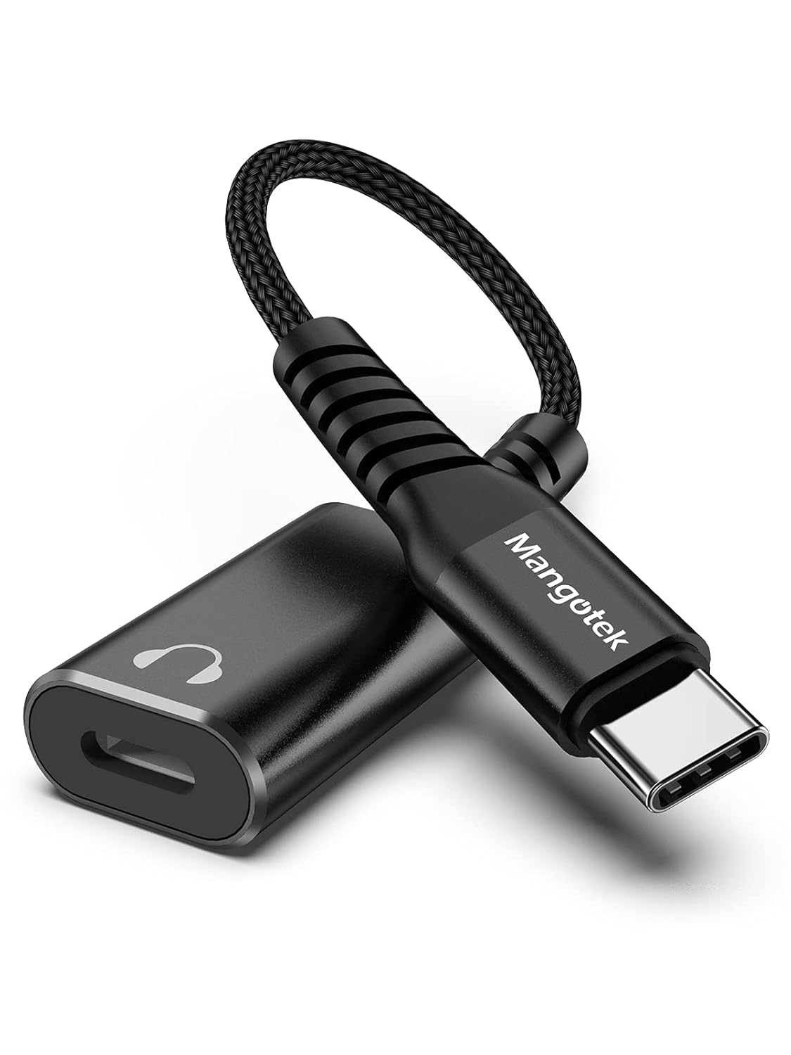 Mangotek USBC to Lightning Audio Adapter, MFi Certified Lightning