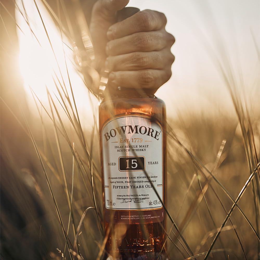 Bowmore 15 Jahre | Islay Single Malt Scotch Whisky | mit
