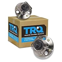 Vista 403 de TRQ Juego de 2 rodamientos de rueda trasera y conjunto de cubo con sensor ABS compatible con Ford Transit Connect 2014-2018