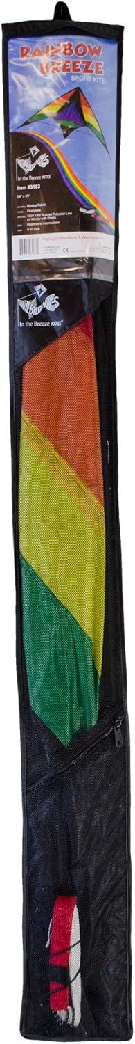 In the Breeze Rainbow Breeze Sport Kite,68" W x 40" H,3183