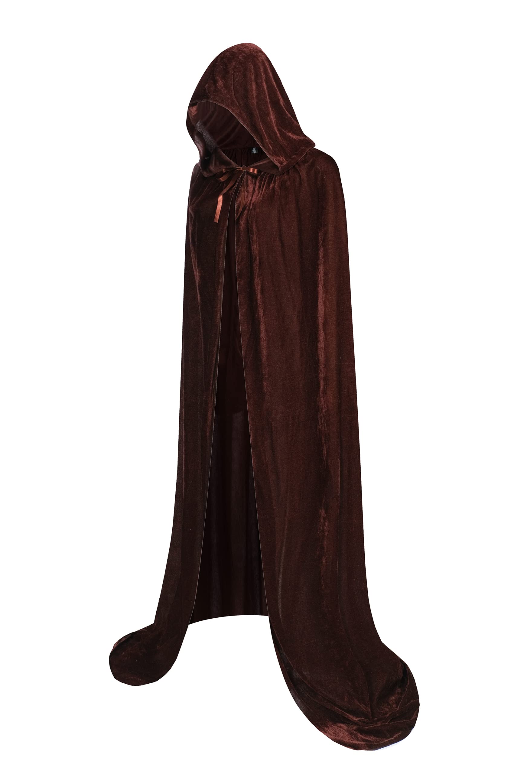 Regenboog Cape with Hood Women and Men,Adult Velvet Cloak,Christmas Halloween Costume,Masquer,Witch,Wizard,Mardi Gras