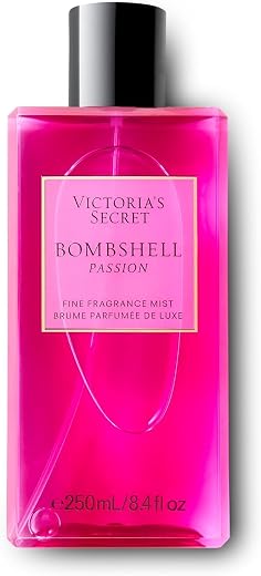 Victoria’s Secret Bombshell Passion Fine Fragrance Mist for Women 8.4 oz / 250ml – Long Lasting Floral Fruity Body Spray, ...
