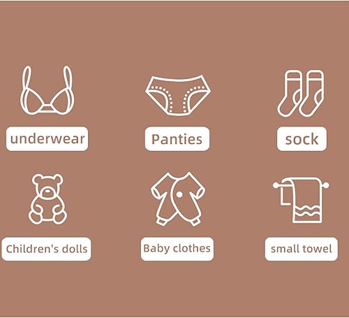 Miniatura 8 de Mini lavadora mejorada, mini lavadora portátil de viaje, pequeña lavadora de turbina compacta para ropa interior, ropa de bebé, toallas, calcetines,