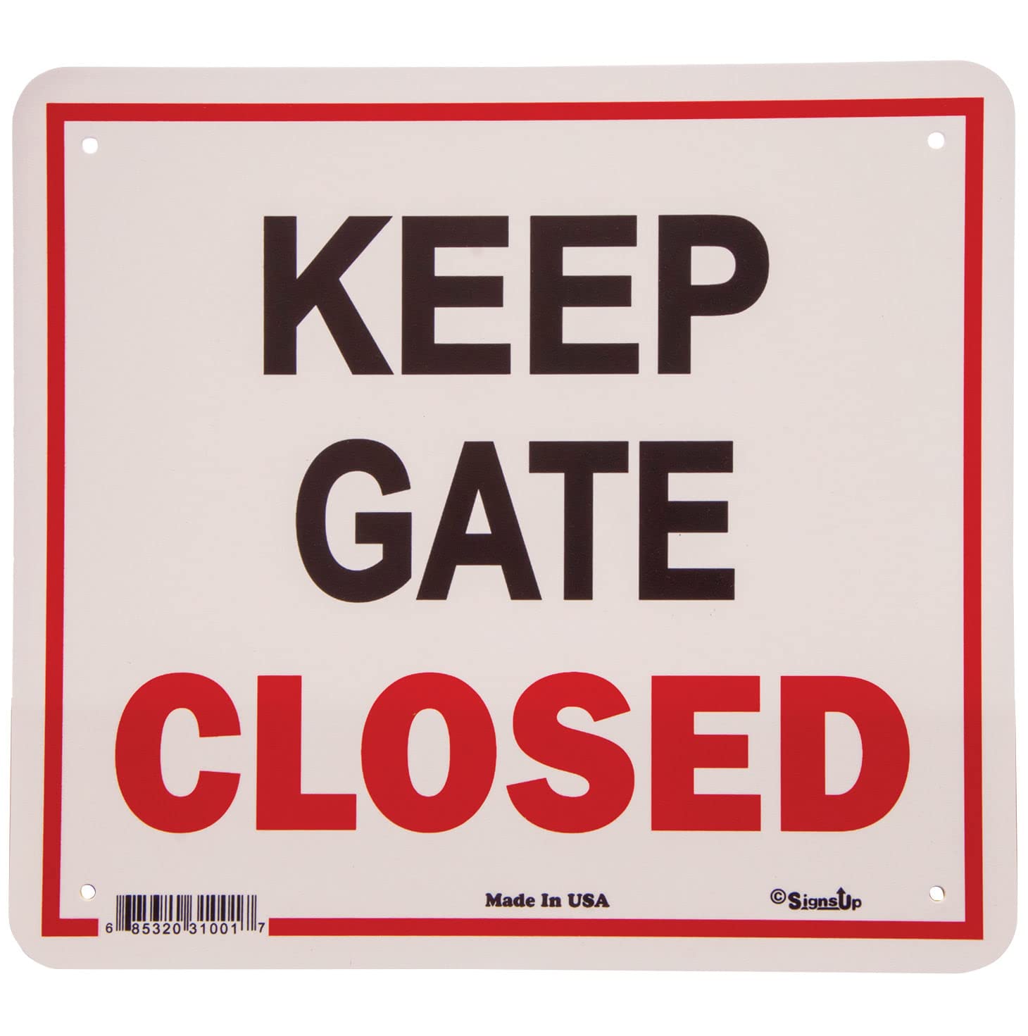 Keep Gate Closed Horse, Tack & Practical Sign-image-2