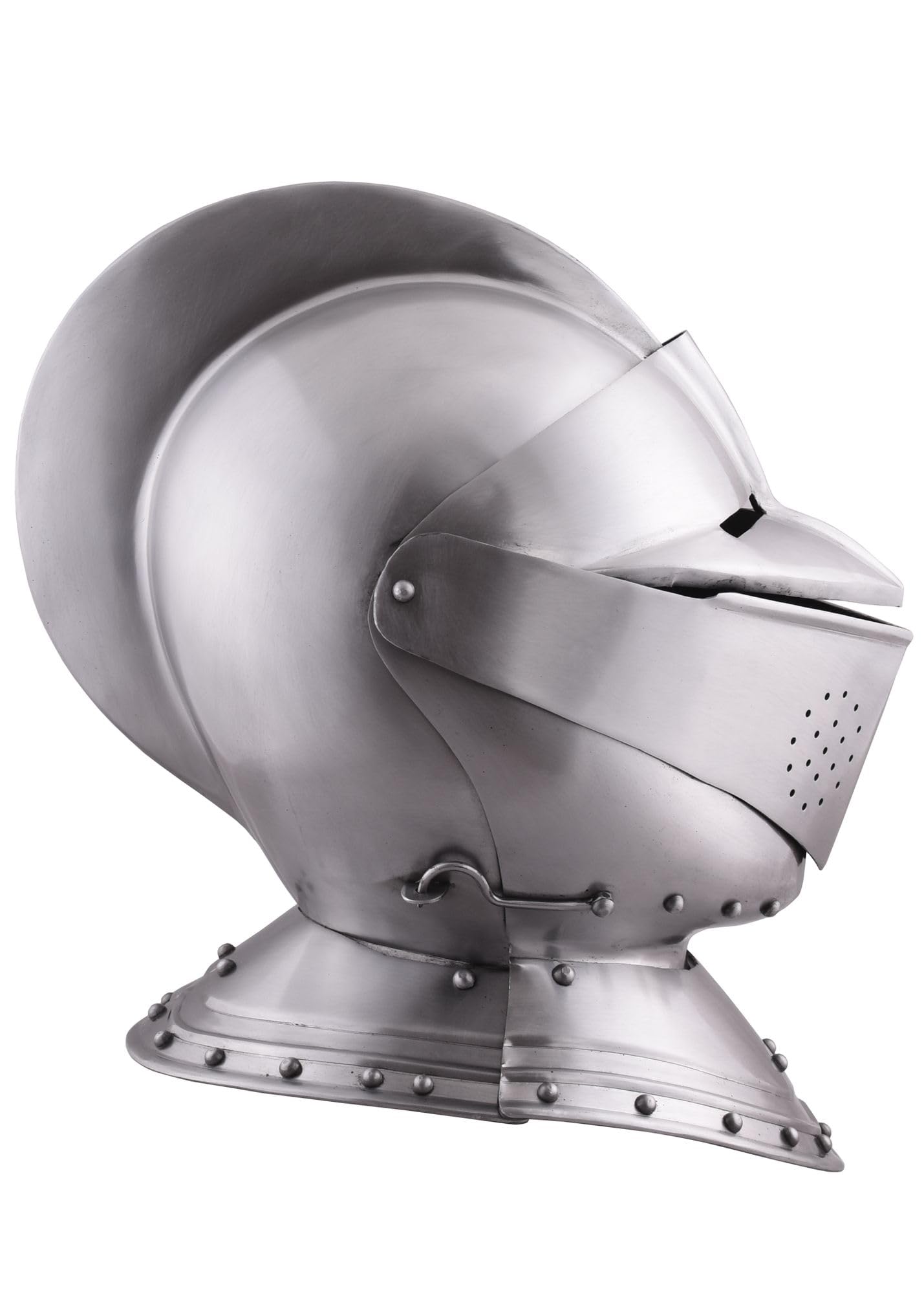 Battle-Merchant Casque fermé anglais, acier 1,6 mm