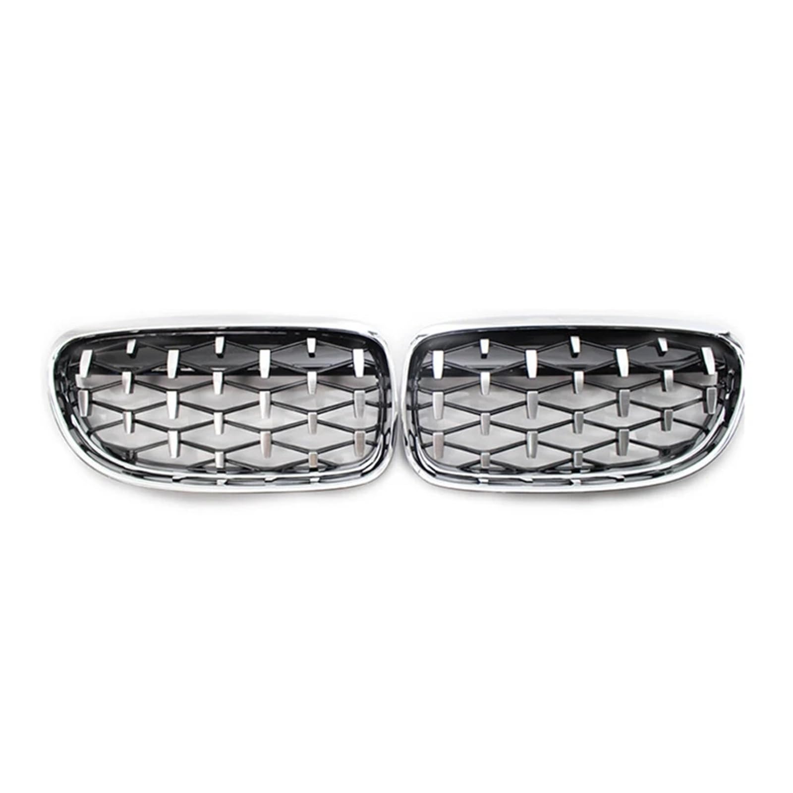 Rejilla de parachoques delantero estilo Diamond para BMW E90 E91 2009-2012 8