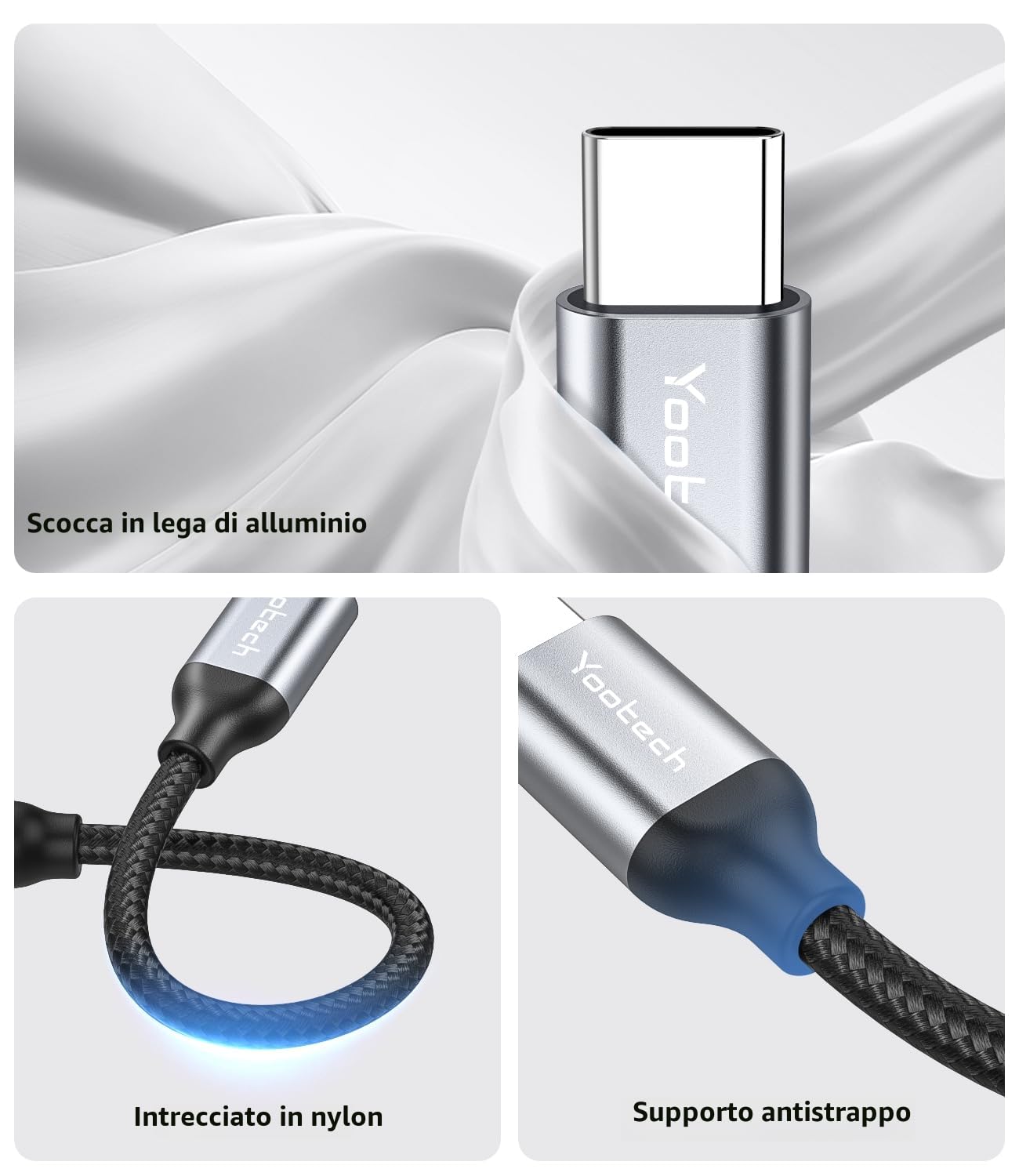 Adattatore USB C Jack 3.5mm, Adattatore Audio USB C a Cavo Dongle Aux per iPhone 16 15 Pro Max Plus, per Samsung Galaxy S24 S23 Ultra Note 20, Pixel 4 3 2 XL e altro