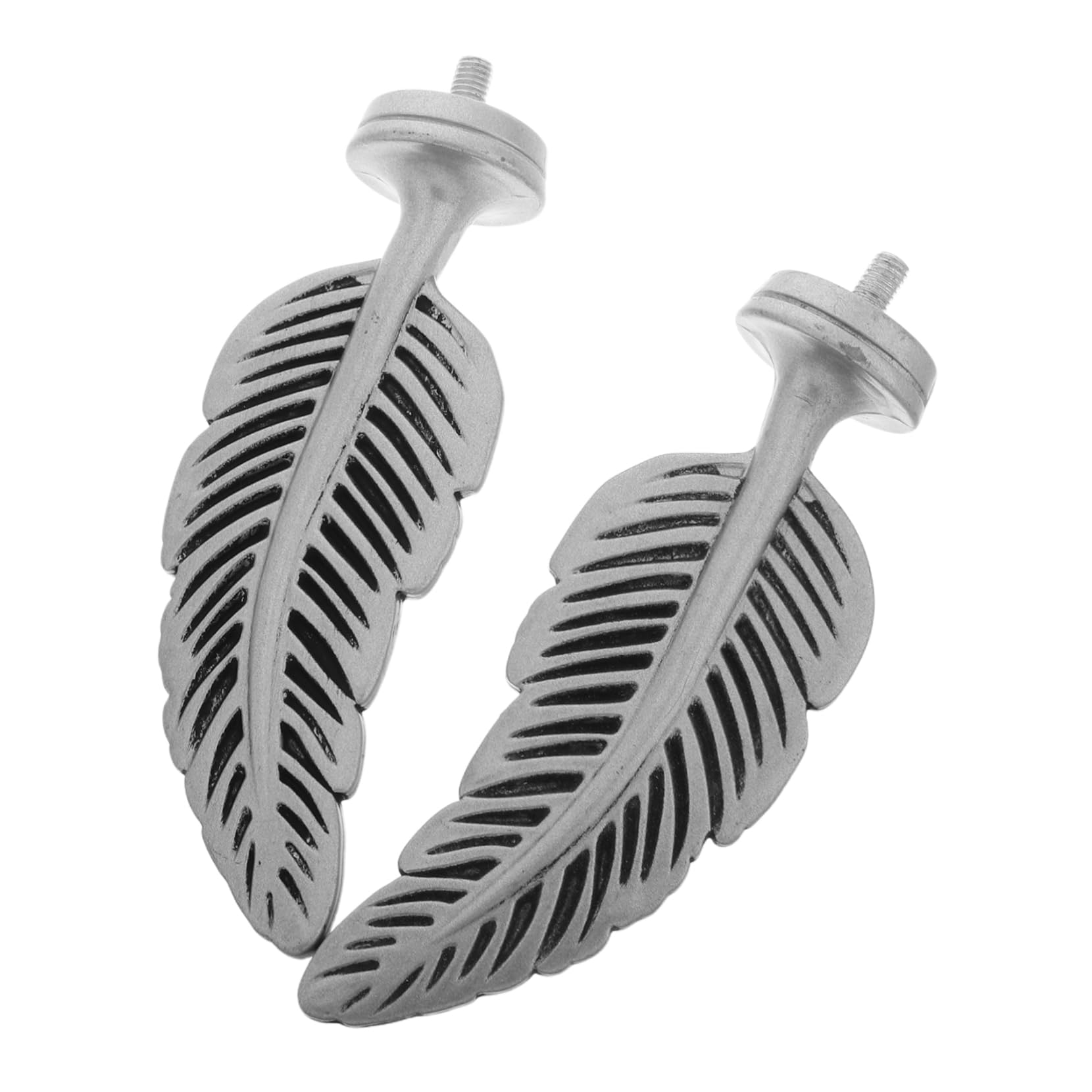 VINTORKY Decorative Curtain Rod Ends 2 Pack Roman Rod Finials Blackout Curtain Plastic for Living Room Bedroom