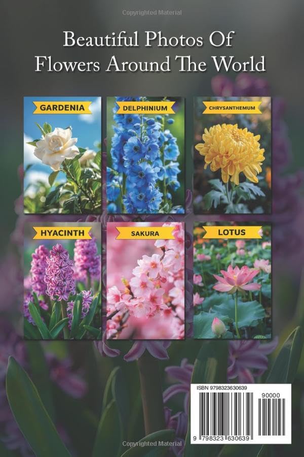 Flowers: Picture Books For Adults With Dementia And Alzheimers Patients - Colourful Photos Of Flowers With Names - Image 2
