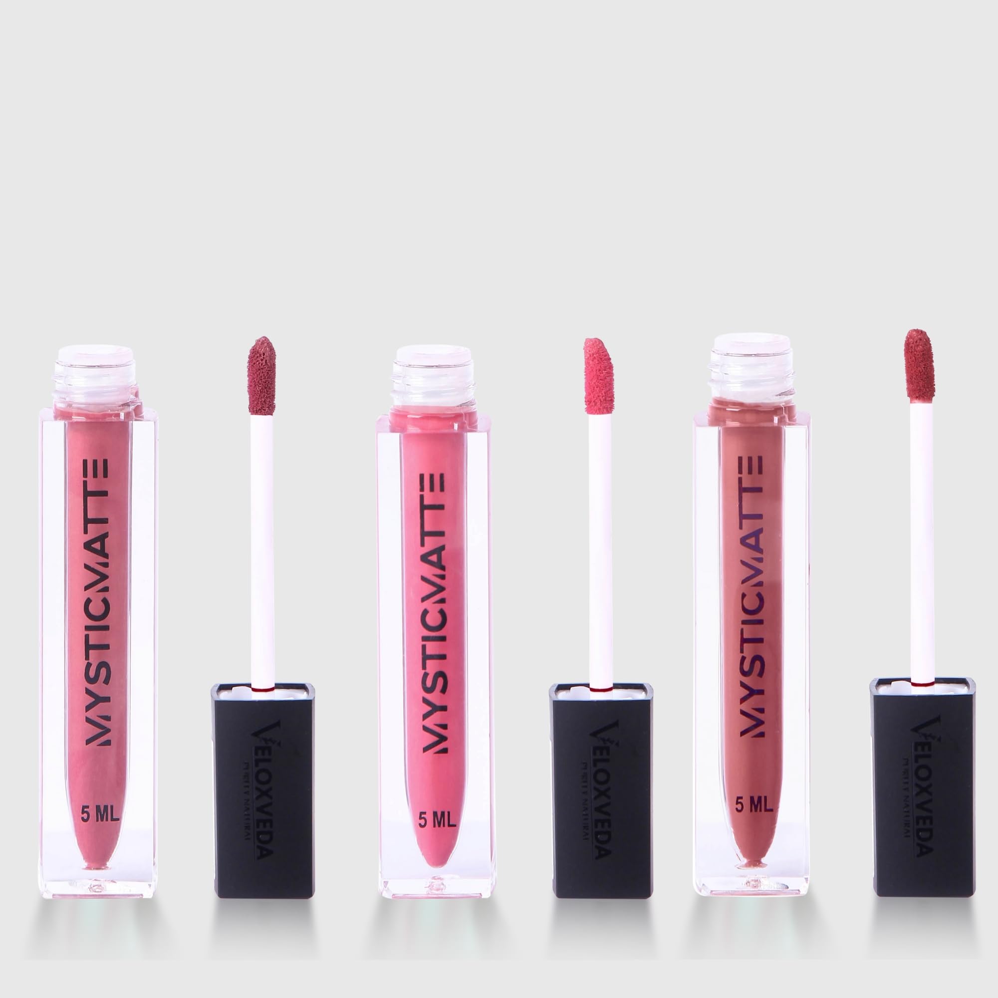 MysticMatte Liquid Lipstick (Pack of 3) - Nude Color, All-Day Wear (Waterproof, Smudge-Proof, Vegan)-image-22