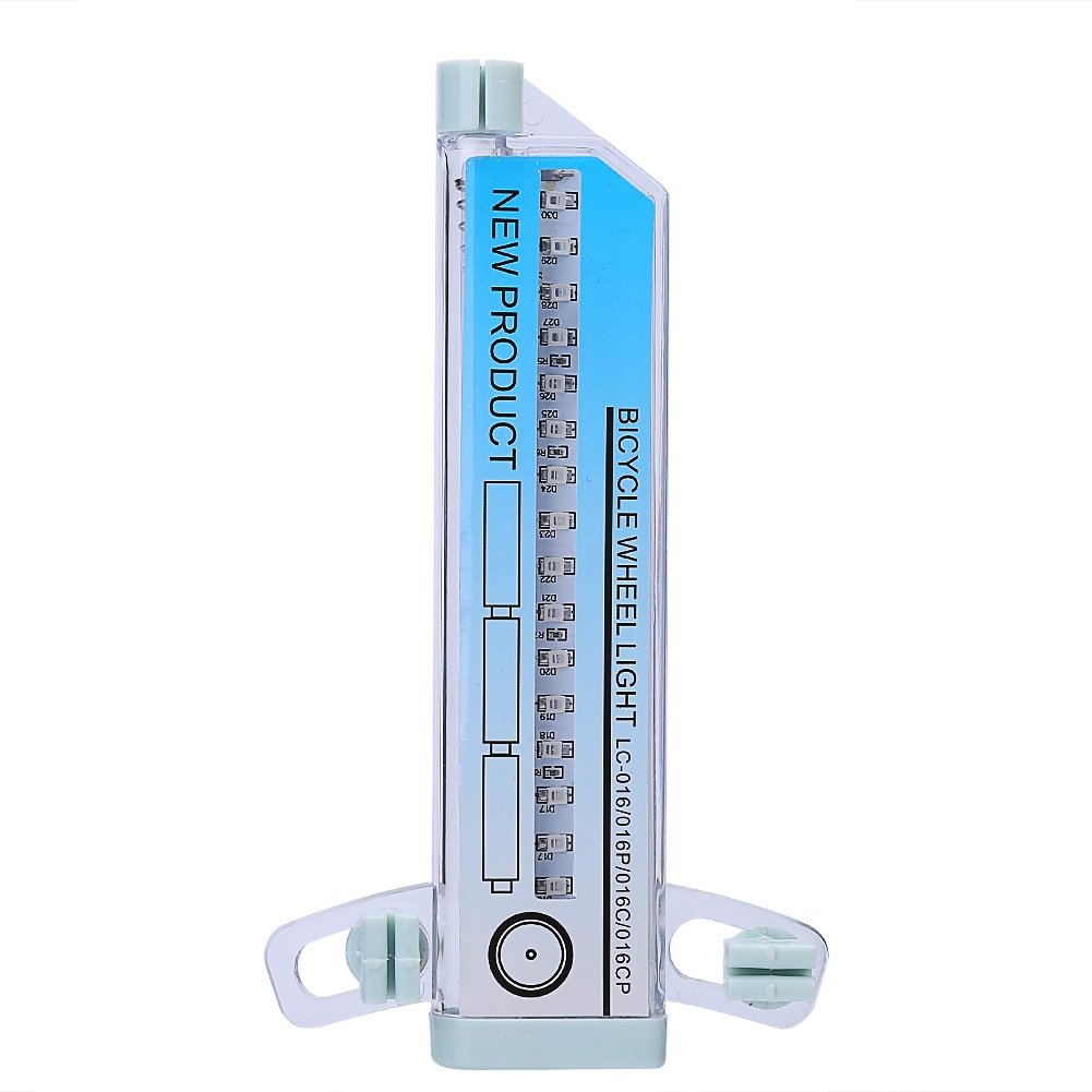 Lumière colorée pour roue de vélo, 32 motifs, Double