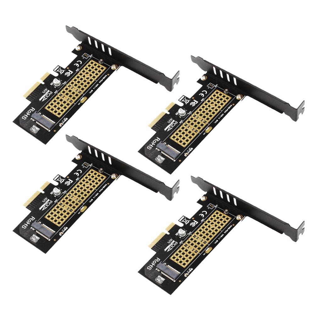 Enakshi® 4 Pieces NVME PCIe Adapter M.2 NVME SSD to PCI Express 3.0 x4 Host Expansion|Drives, Storage & Blank Media | Hard Drives (HDD, SSD & NAS) | Solid State Drives-image-24