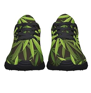 leafa Amazon.com | Marijuana Shoes Men Women Custom Fashion Pot