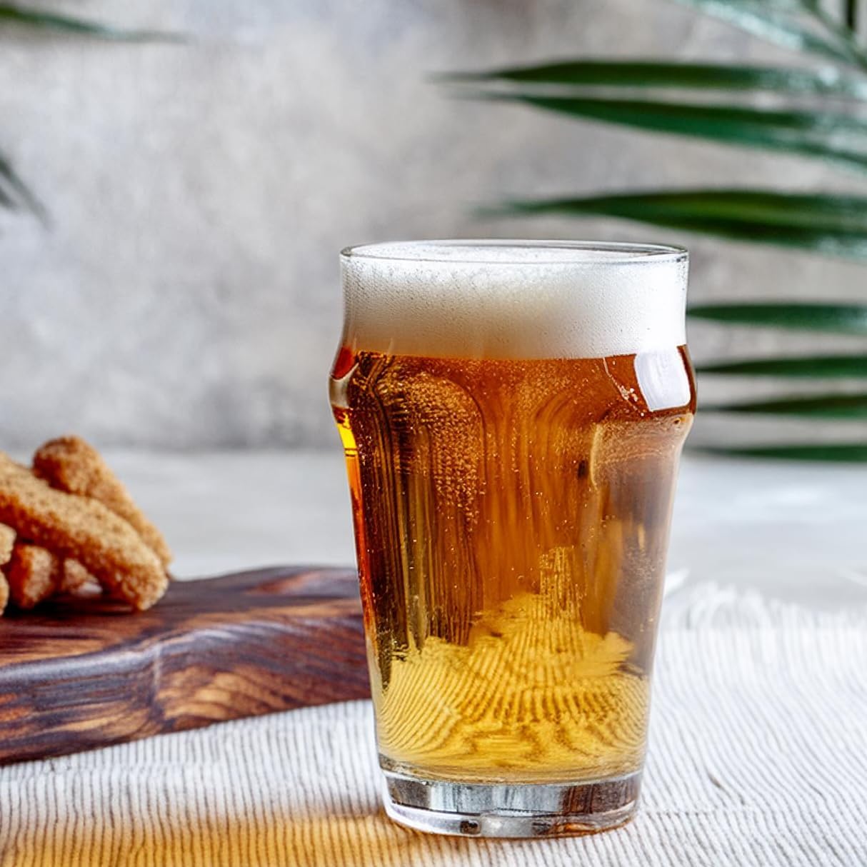 Beer Glasses Set of 4 300ml Lager Beer Glass Stout Ale Glasses for Beer Beer Mug Beer Mug Dishwasher Safe