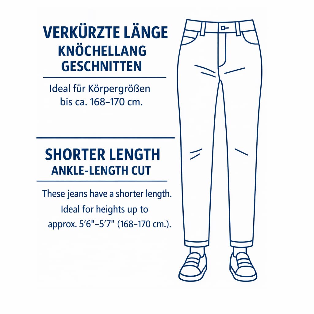 Nina Carter Damen Boyfriend Jeans High Waist MOM Jeans Parachute Style Used-Look Waschungseffekt