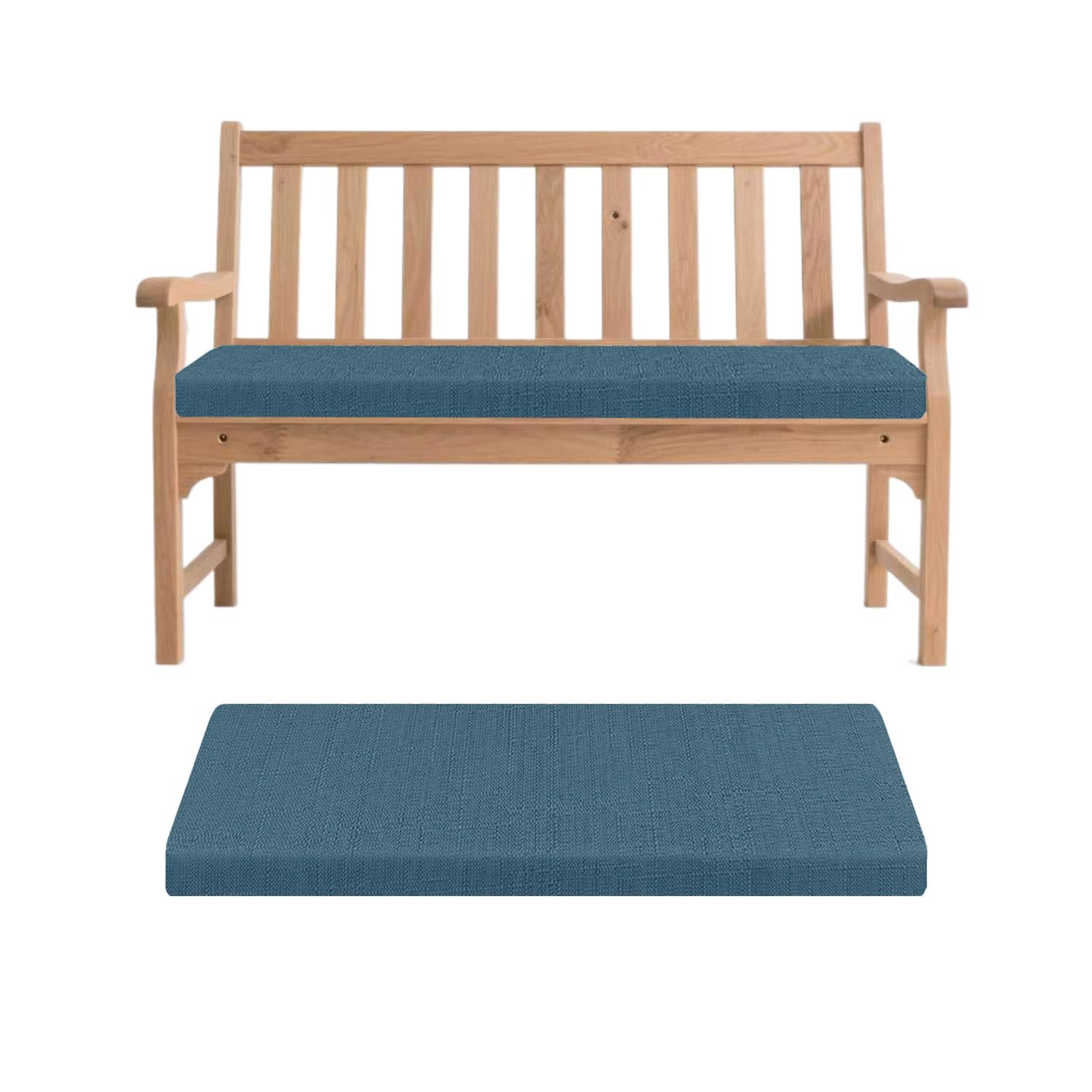 Holomaalahi bench cushion outdoor 190x55x5cm with Removable Cover for Sofa Bay Window Swing Seat Long Chair