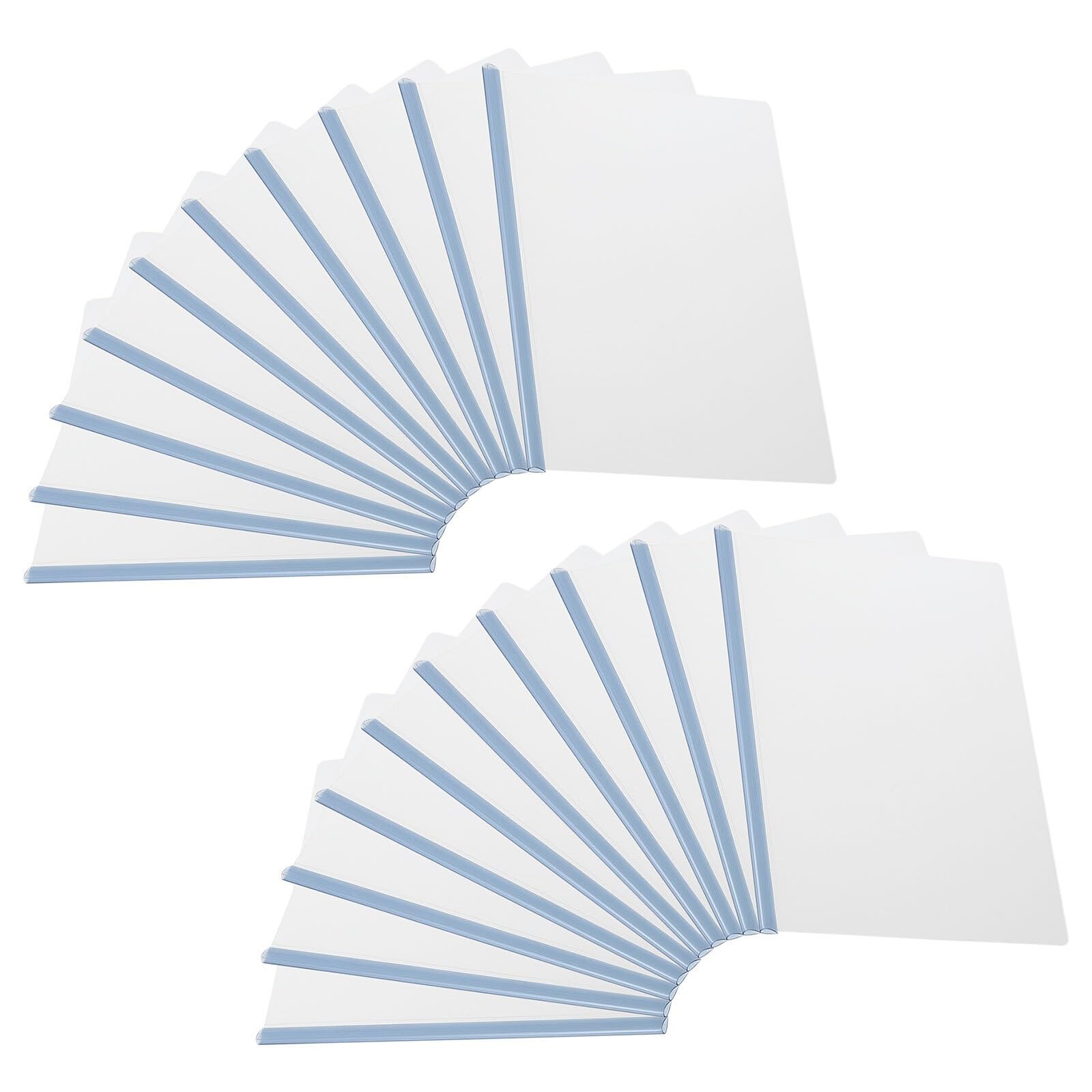20 transparente Präsentationsmappen im A4-Format für Datei Prüfungspapier