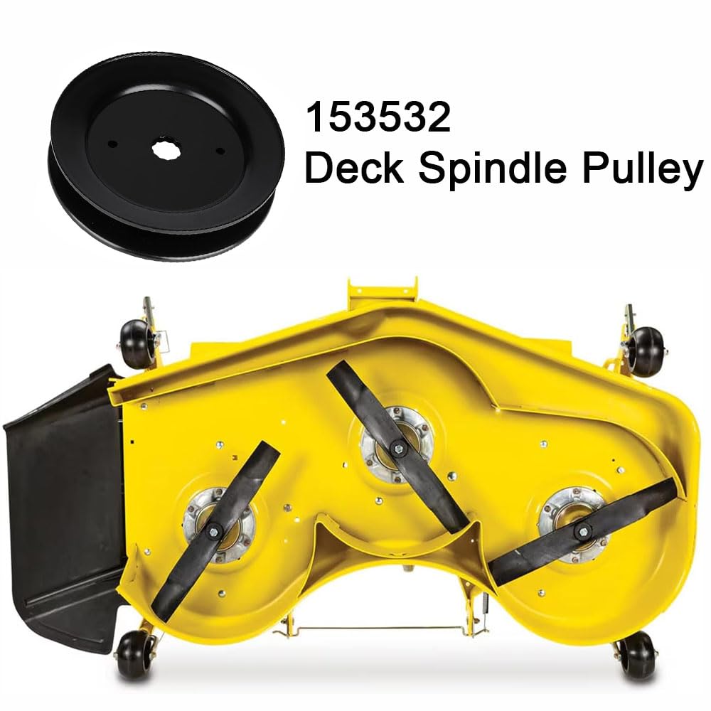 Poulie de mandrin de rechange pour tondeuse à gazon 153532, 173435, 532129206, 532153532, 532173435, 129206