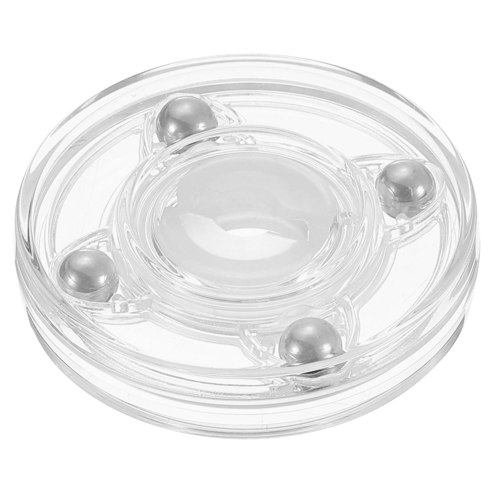 uxcell Acrylic Lazy Susan Turntable, 2 Inch Clear Turntable Organizer Ball Bearing 360 Degree Rotating Tray for Spice Rack Table Cake Kitchen Pantry Decorating Bathrooms