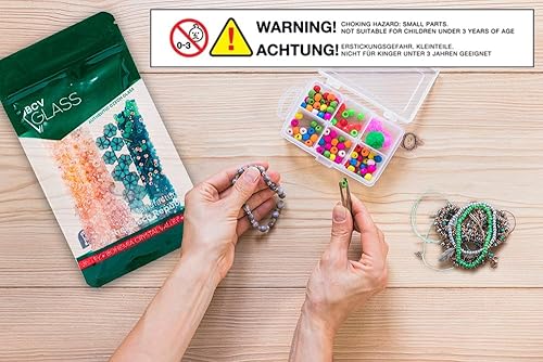 Miniatura 1 de 12 pcs Czech Glass Oval Cracked Cracle Beads 12 x 9 mm Blue CRA18-12