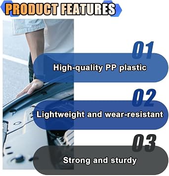 EINESIN Car Push Retainer Clips & Auto Fasteners Assortment, Plastic Push Pin Rivets Expansion Screws Replacement Most Popular Sizes Auto Pin Rivets Set -Door Trim Panel Fender Clips