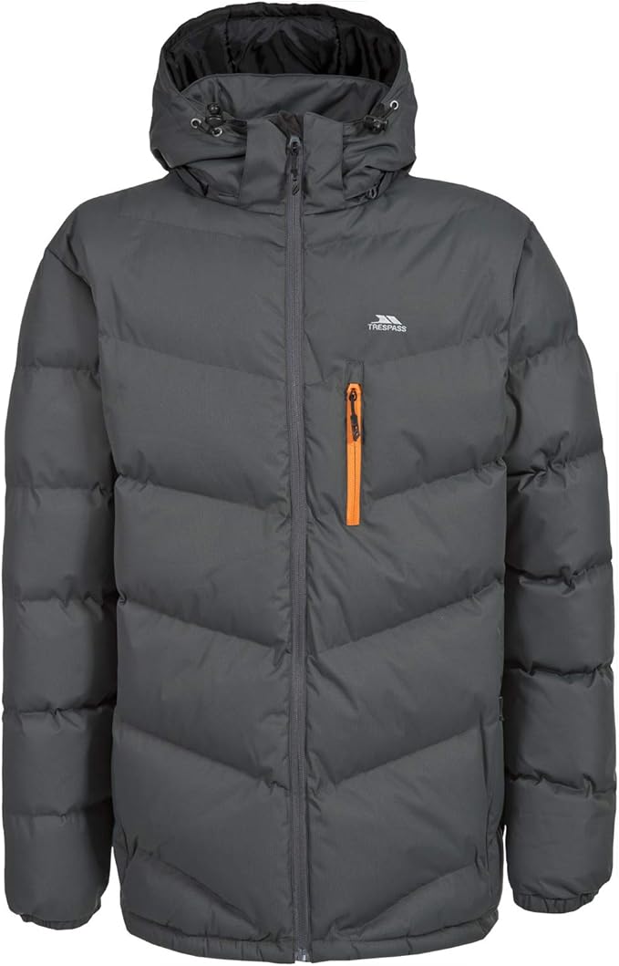 Trespass Blustery Mens Padded Jacket with Hood Amazon.co.uk Clothing