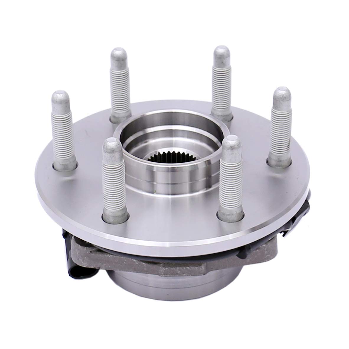 FKG 515036 Front Wheel Bearing Hub Assembly (4WD ONLY) for Chevy Avalanche Express 1500 Tahoe Silverado 1500, GMC Yukon Sierra Savana 1500, Cadillac Escalade, 4WD Only, Set of 2