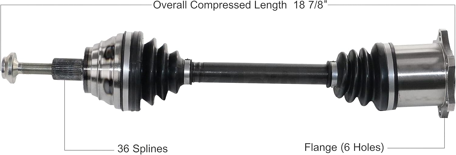 TrakMotive CV Axle Shaft - AD-8724