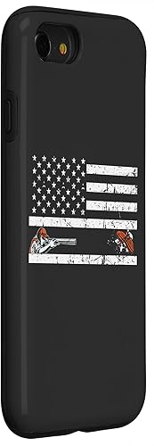 Miniatura 3 de iPhone SE (2020)  7  8 Proud American Retro Flag - Estuche de disparo de escopetas de arcilla para atrapar mechas