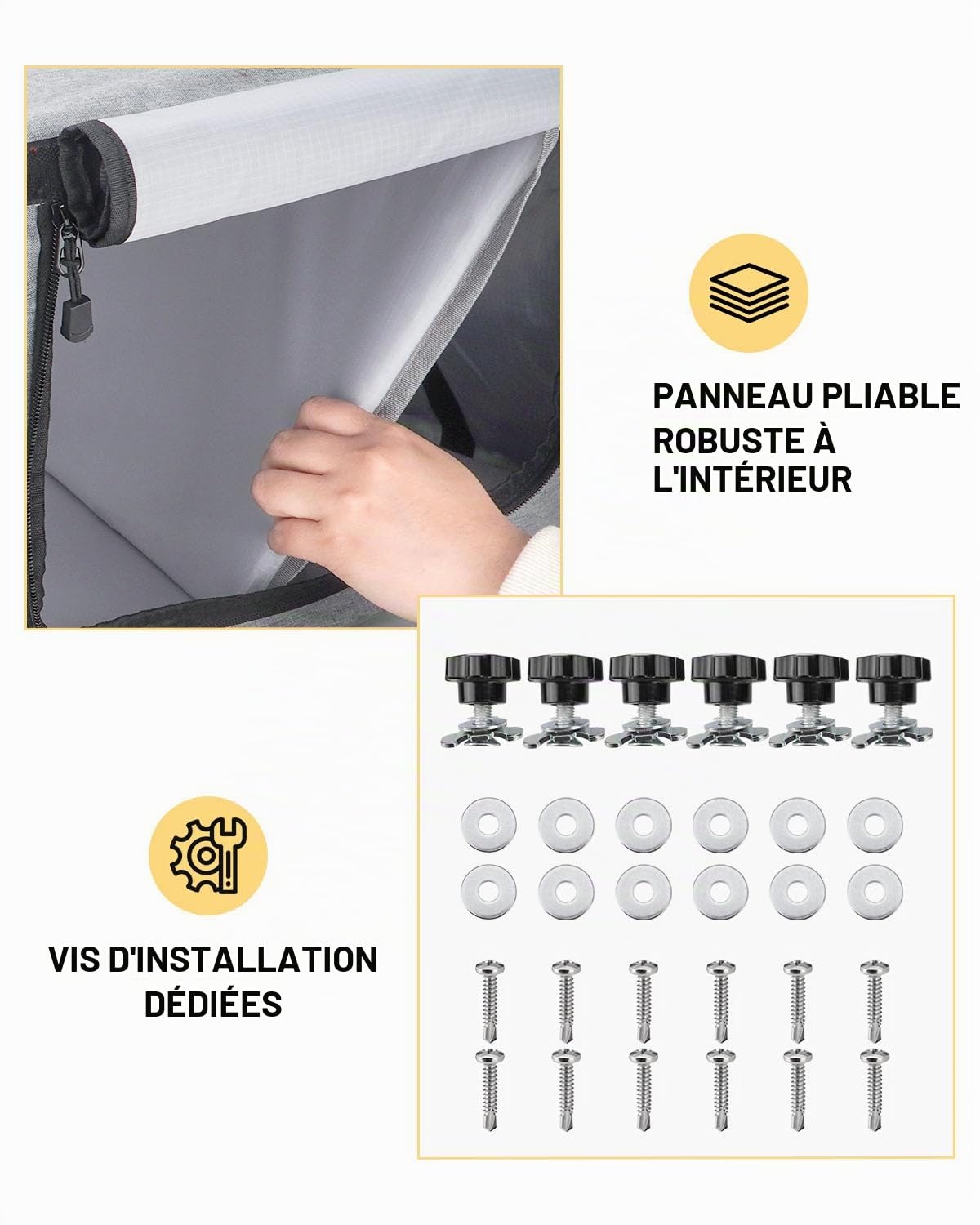 Armoire de rangement souple pour camping-car de 91,4 cm, organisateur pour camping-car compatible avec Mercedes-Benz Sprinter, compatible avec Ford Transit, compatible avec RAM Promaster